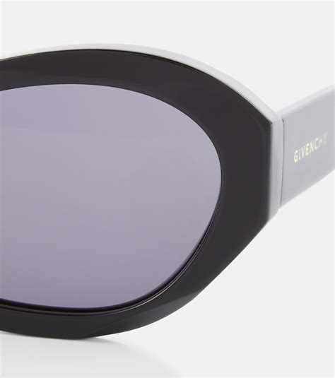 givenchy gv day sunglasses|GV Day oval sunglasses in black .